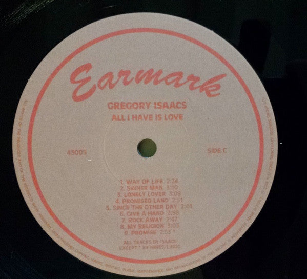 Gregory Isaacs ‎– All I Have Is Love