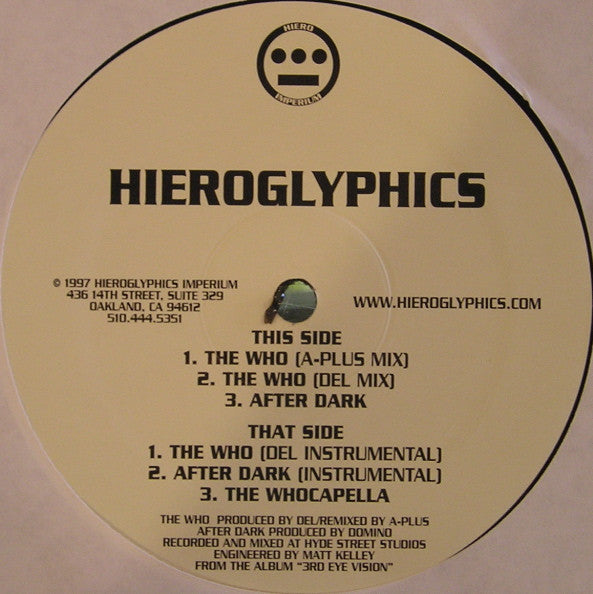 Hieroglyphics – The Who / After Dark