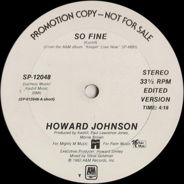 Howard Johnson – So Fine