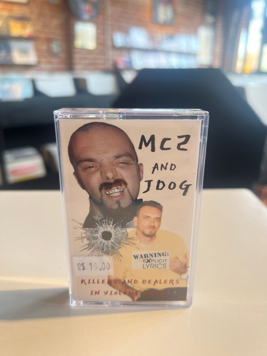 MC2 and JDog- Killers and Dealers In Violent Areas Cassette Tape Sac Made Music