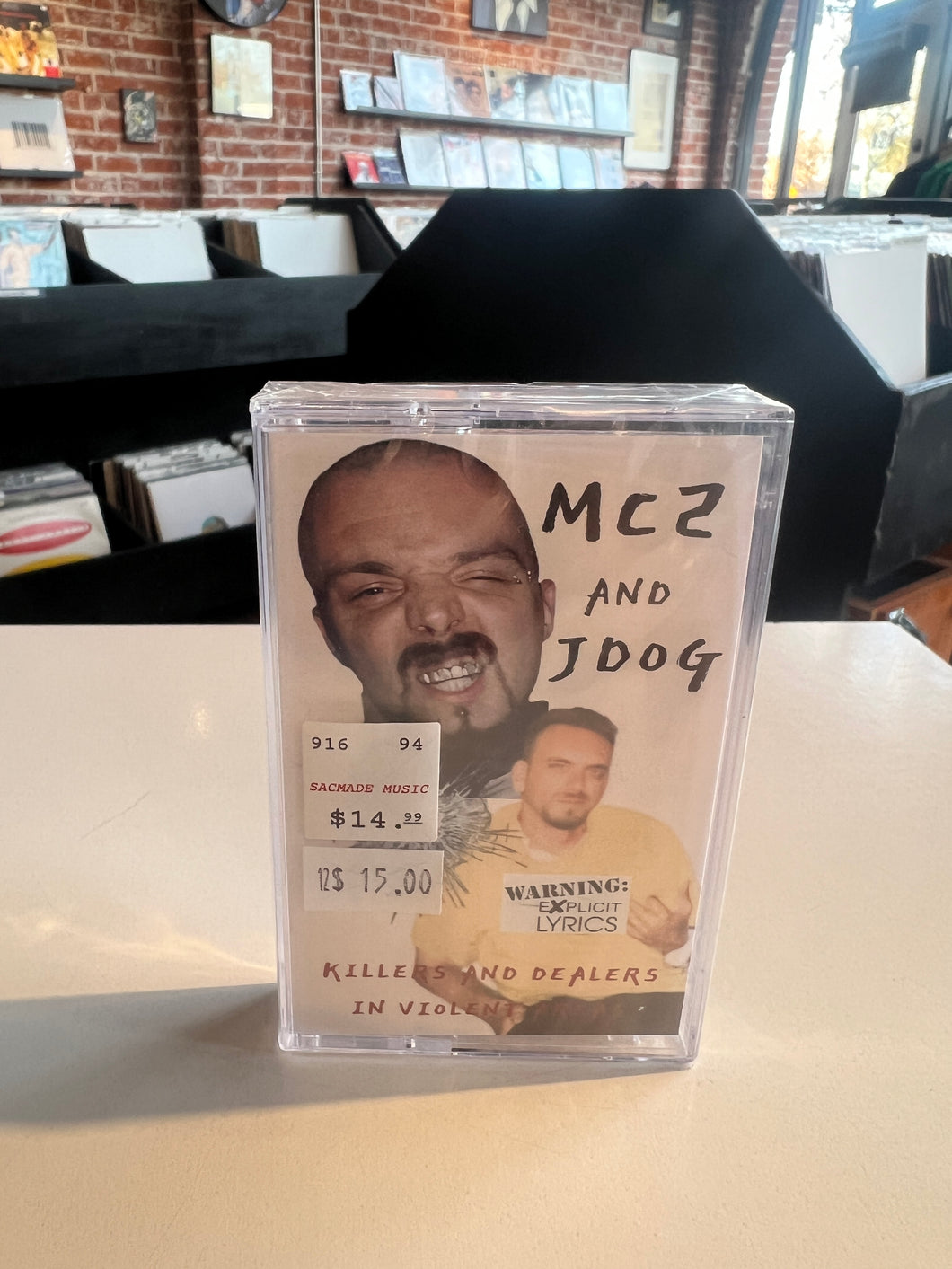 MC2 and JDog- Killers and Dealers In Violent Areas Cassette Tape Sac Made Music