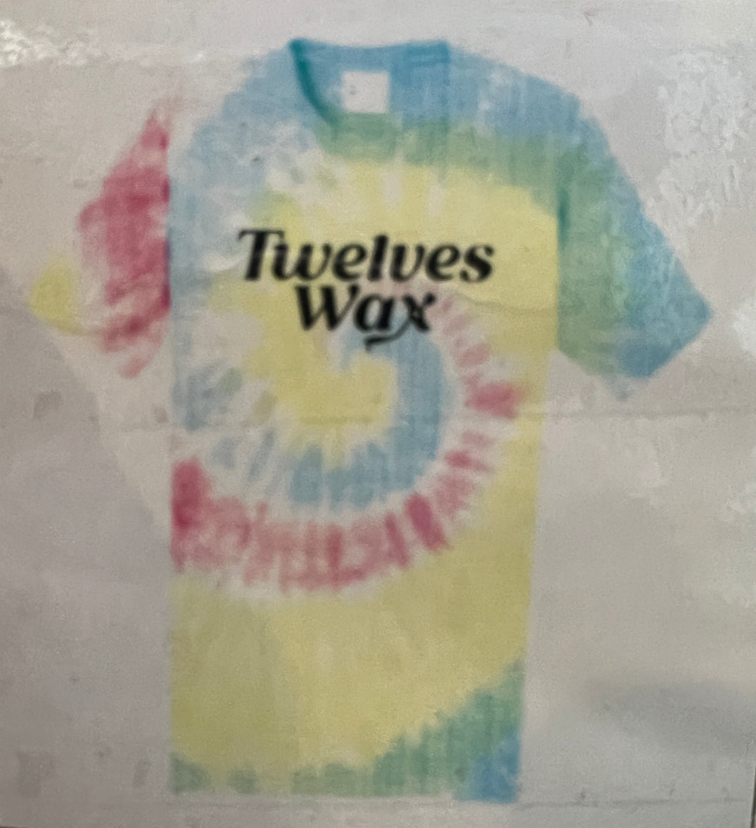 Twelves Wax T-Shirt Blue Tye Die