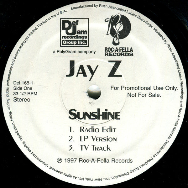 Jay Z – Sunshine