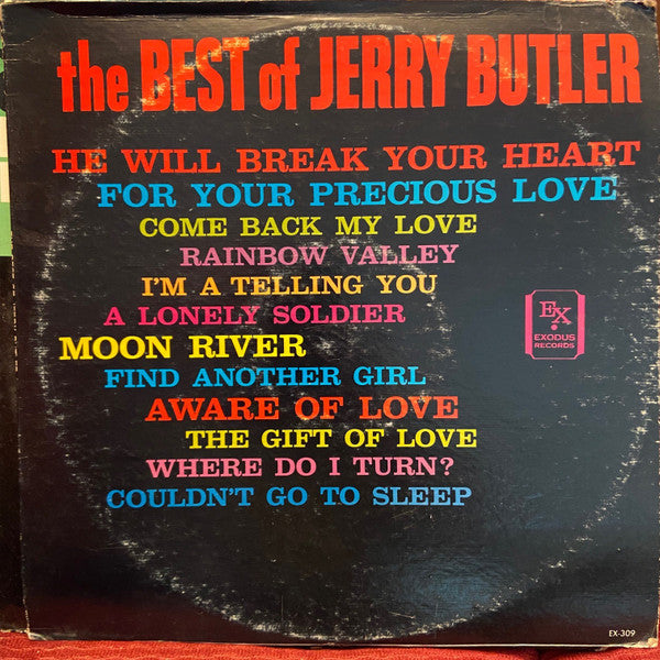 Jerry Butler ‎– The Best Of Jerry Butler