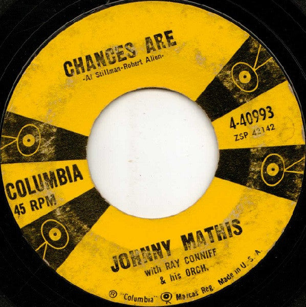 Johnny Mathis – Chances Are