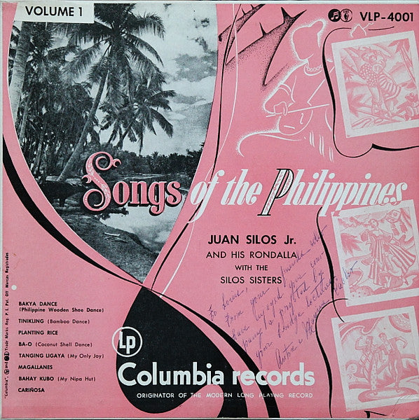Juan Silos, Jr. And His Rondalla With The Silos Sisters – Songs Of The Philippines (Vol. 1)
