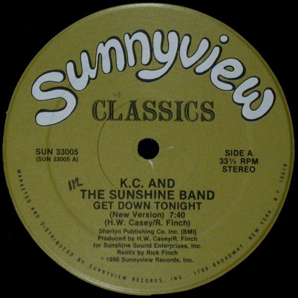 K.C. And The Sunshine Band – Get Down Tonight