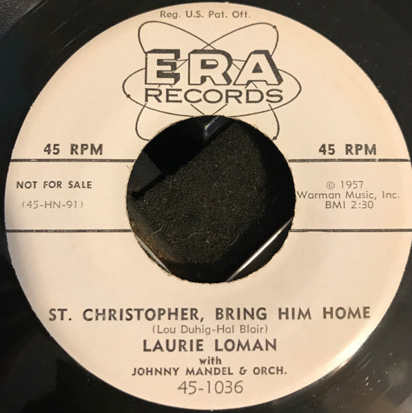 Laurie Loman – St. Christopher, Bring Him Home