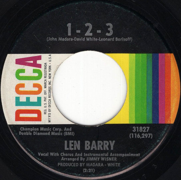 Len Barry – 1 - 2 - 3