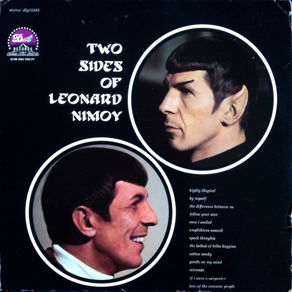 Leonard Nimoy ‎– The Two Sides Of Leonard Nimoy