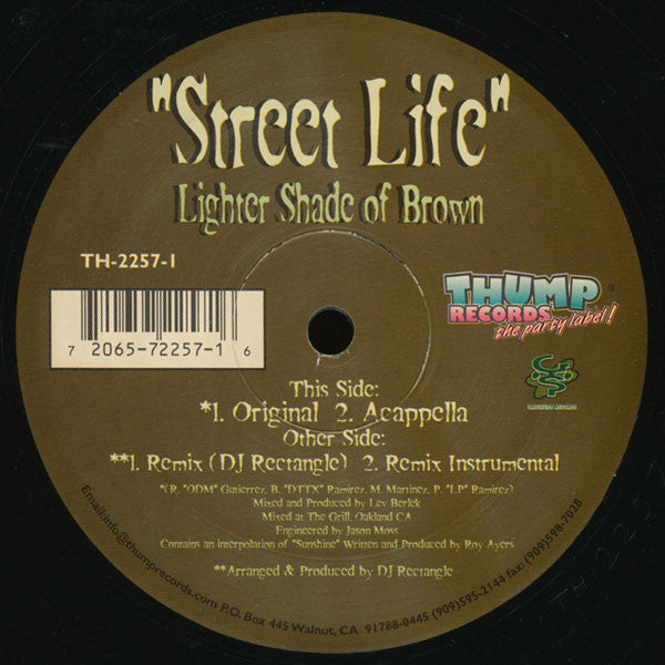 Lighter Shade Of Brown – Street Life