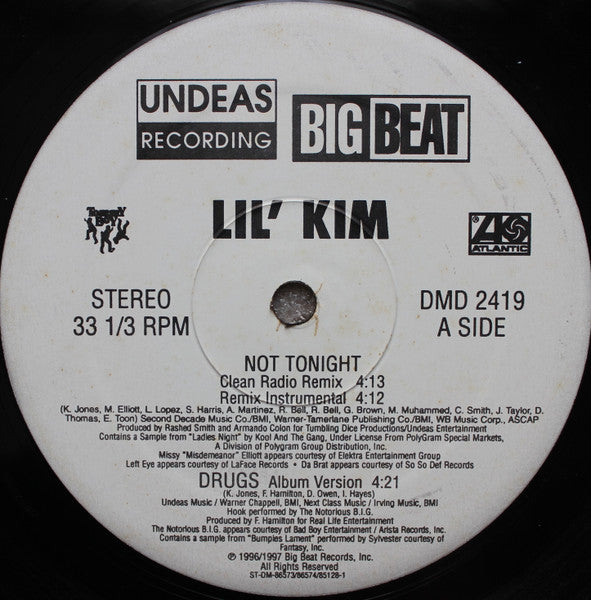 Lil' Kim – Not Tonight / Drugs