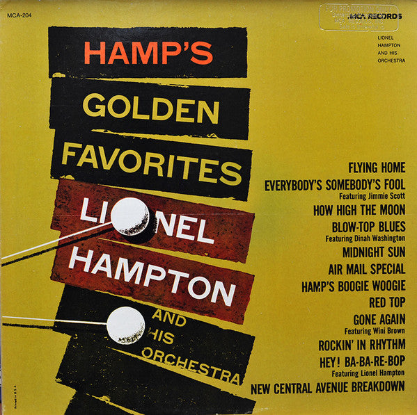 Lionel Hampton - Golden Favorites