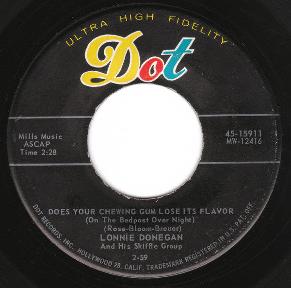 Lonnie Donegan and His Skiffle Group – Does Your Chewing Gum Lose Its Flavor