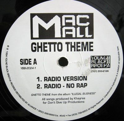 Mac Mall – Ghetto Theme