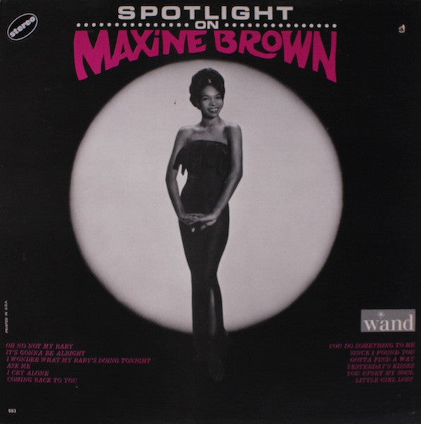 Maxine Brown- Spotlight On Maxine Brown
