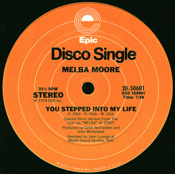 Melba Moore – You Stepped Into My Life / There's No Other Like You