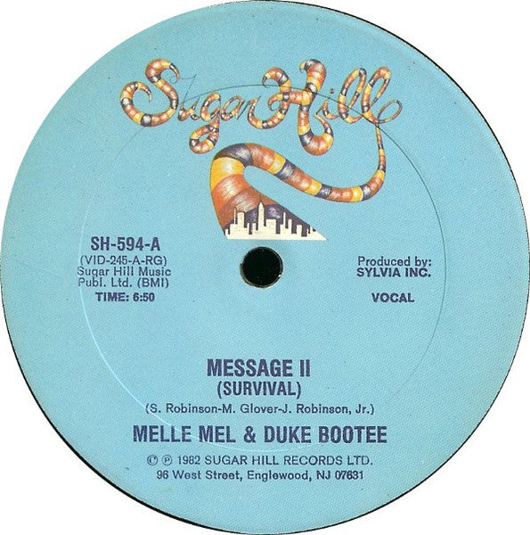 Melle Mel & Duke Bootee- Message II (Survival) 12