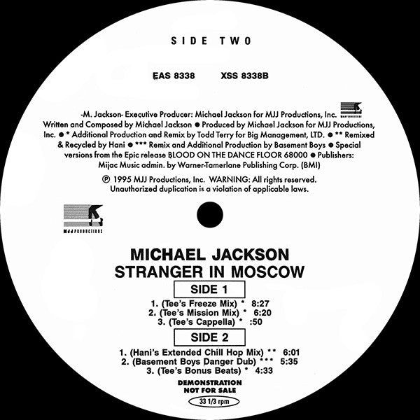 Michael Jackson – Stranger In Moscow