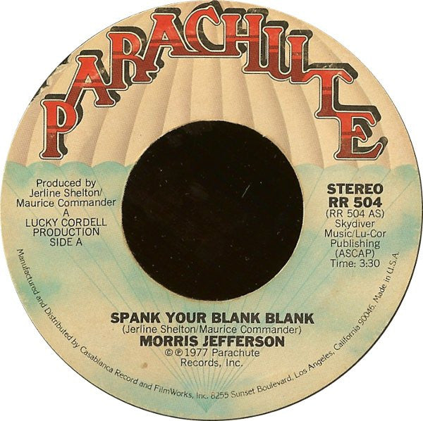 Morris Jefferson – Spank Your Blank Blank