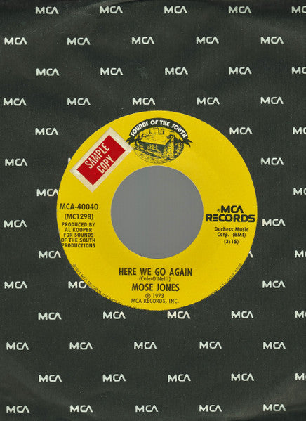 Mose Jones – Here We Go Again / Kiwi Stumble Boogie