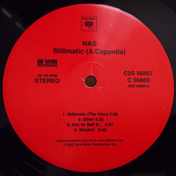 Nas ‎– Stillmatic (A Cappella) (DISCOGS)