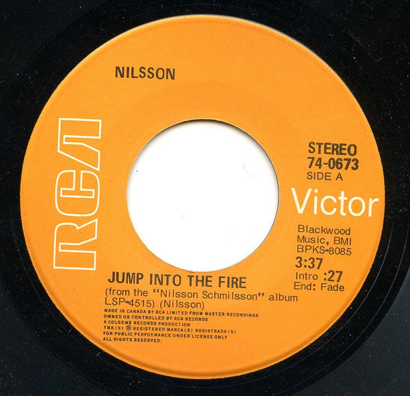 Nilsson – Jump Into The Fire / The Moonbeam Song