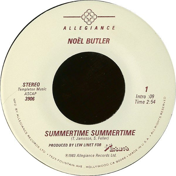 Noël Butler – Summertime Summertime