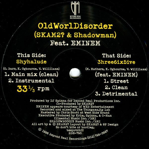 OldWorlDisorder -Shyhalude