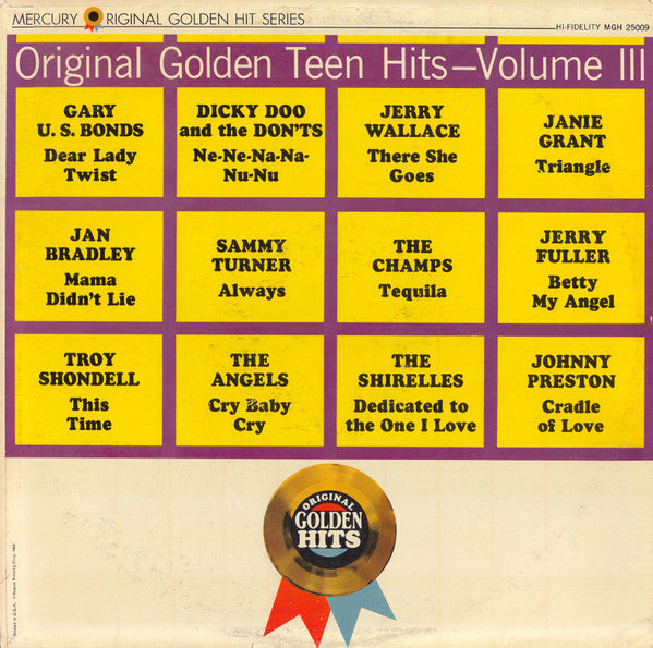 Original Golden Teen Hits, Volume 3 (DTRM)
