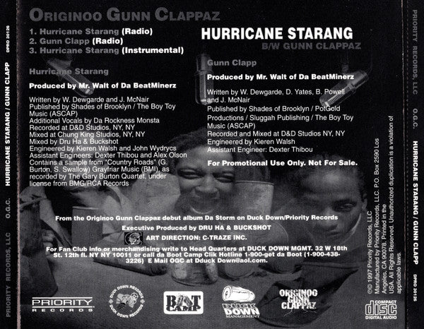 Originoo Gunn Clappaz ‎– Hurricane Starang (PLATURN)