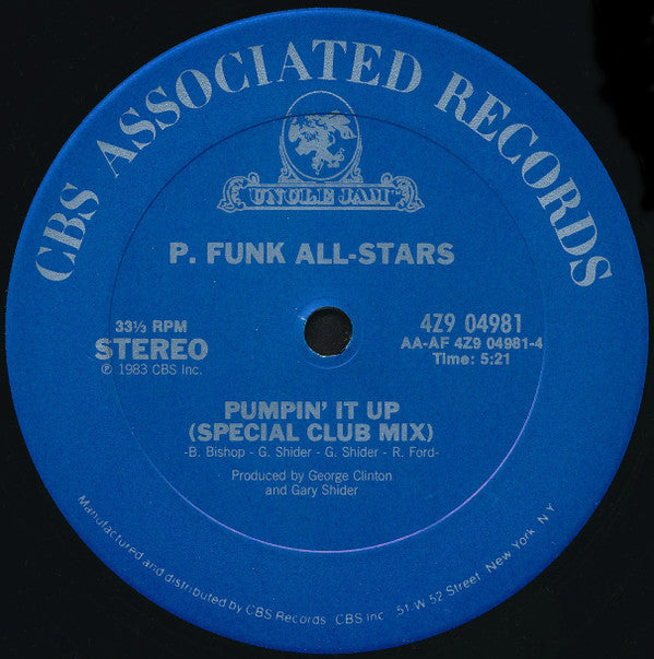 P. Funk All-Stars ‎– Pumpin' It Up