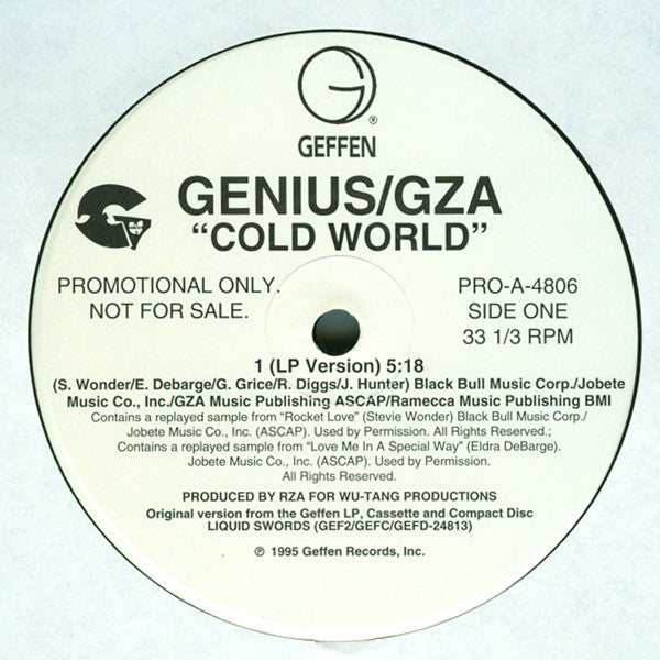 Genius / GZA – Cold World
