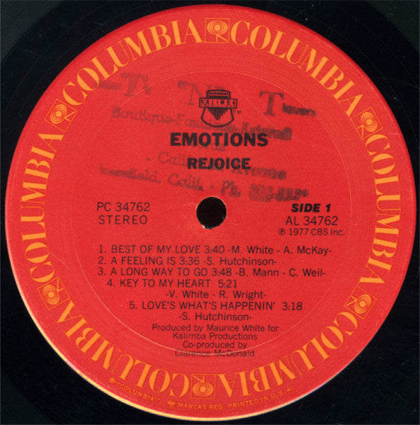 Emotions - Rejoice