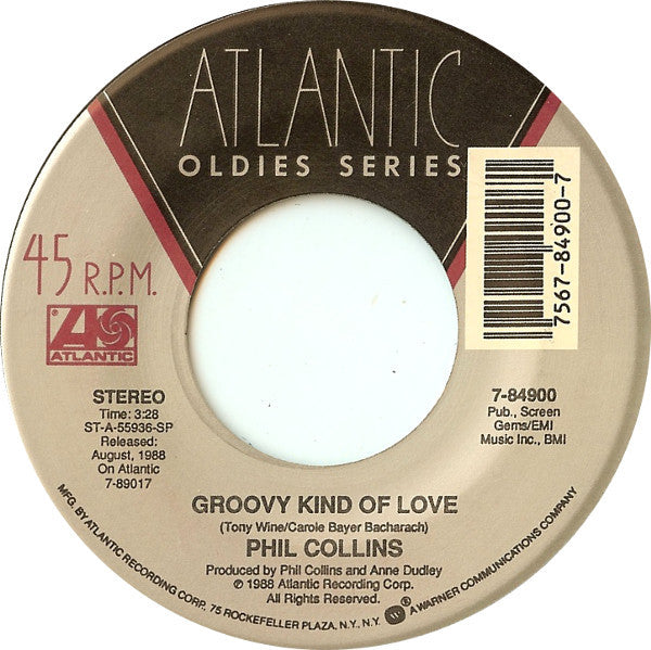 Phil Collins – A Groovy Kind Of Love / Two Hearts