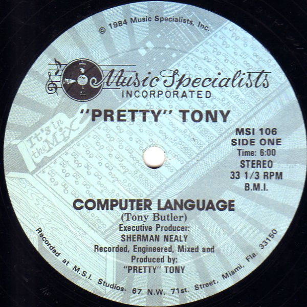Pretty Tony - Computer Language (WR)