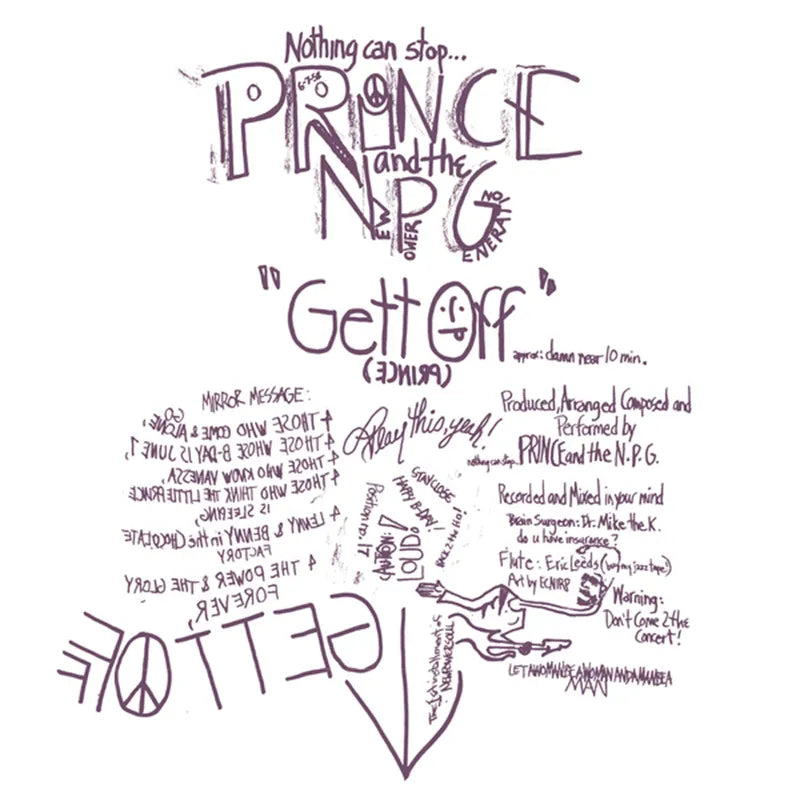 PRINCE Gett Off! One Sided Vinyl RSD 2023
