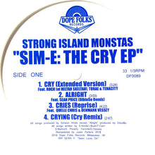Load image into Gallery viewer, Strong Island Monstas - &quot;Sim-E: The Cry EP&quot;
