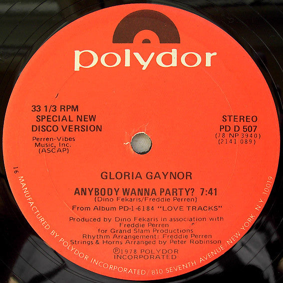 Please Be There / Anybody Wanna Party? - Gloria Gaynor