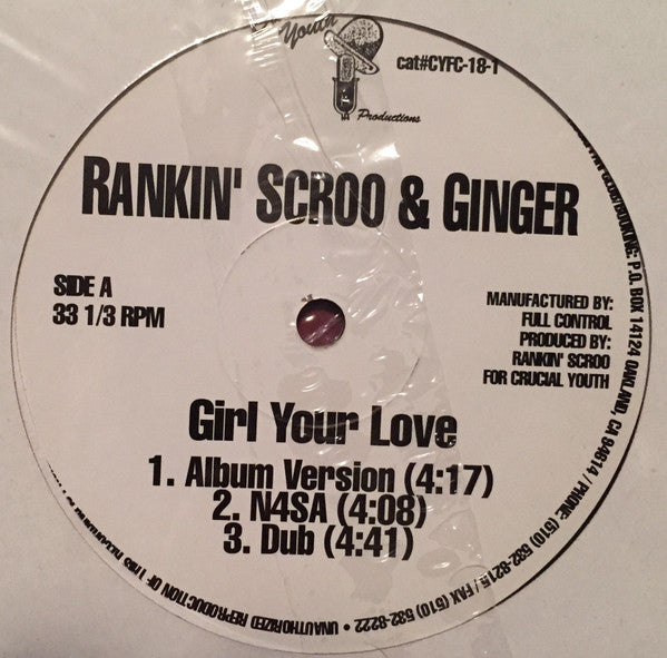 Rankin Scroo & Ginger – Girl Your Love