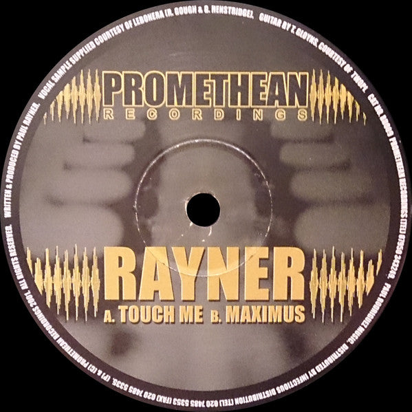 Rayner – Touch Me / Maximus (IMAGINE)