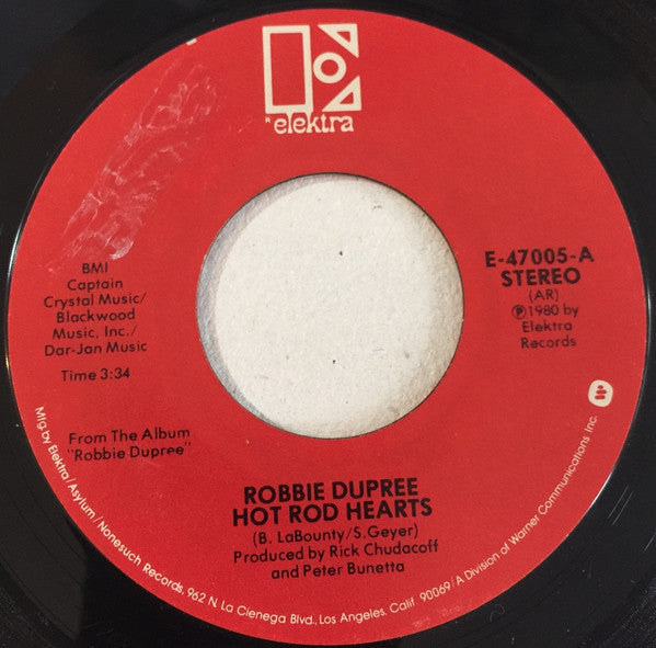Robbie Dupree – Hot Rod Hearts