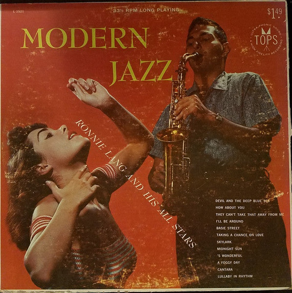 Ronnie Lang And His All-Stars ‎– Modern Jazz