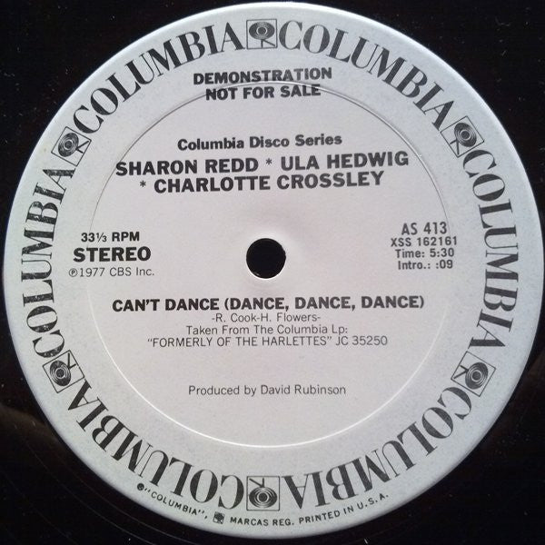 Sharon Redd Ula Hedwig Charlotte Crossley – Can't Dance (Dance, Dance, Dance) / Now (Sweet Lover Man)