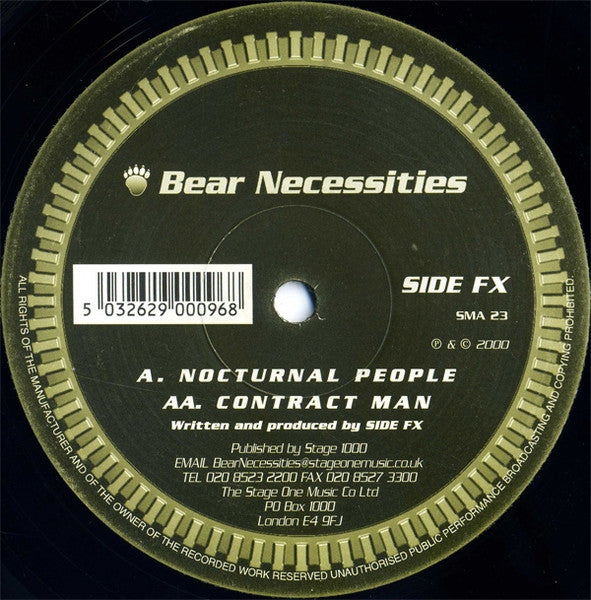 Side FX – Nocturnal People / Contract Man (IMAGINE)