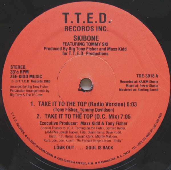 Skibone – Take It To The Top