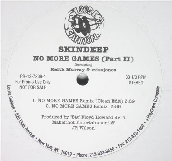 Skin Deep – No More Games (Remix) / Everybody