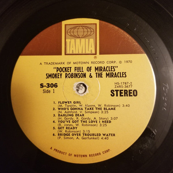 Smokey Robinson & The Miracles – A Pocket Full Of Miracles