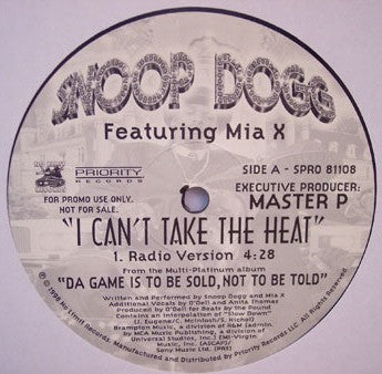 Snoop Dogg – I Can't Take The Heat