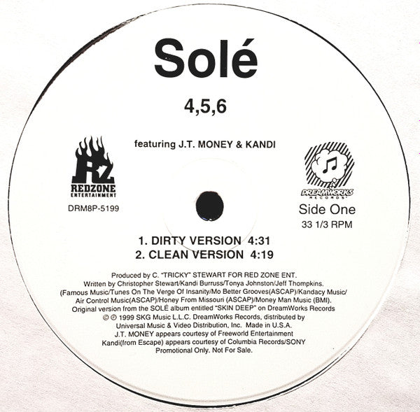 Sole Featuring J.T. Money & Kandi From Xscape* – 4, 5, 6